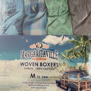 Margaritaville Boxers Jimmy Buffet 4 Pack size M